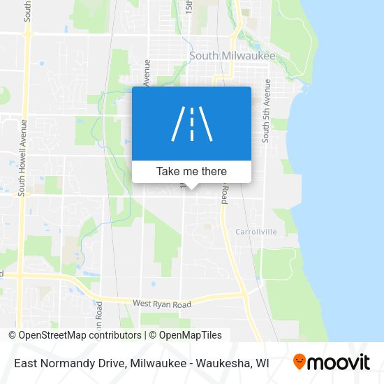 East Normandy Drive map