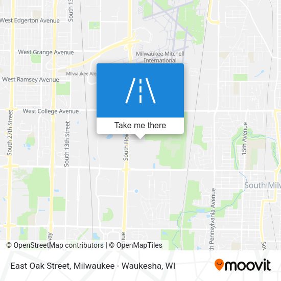 Mapa de East Oak Street