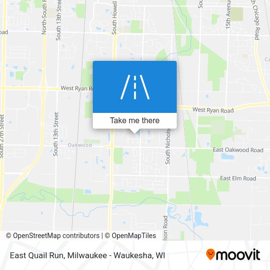 East Quail Run map