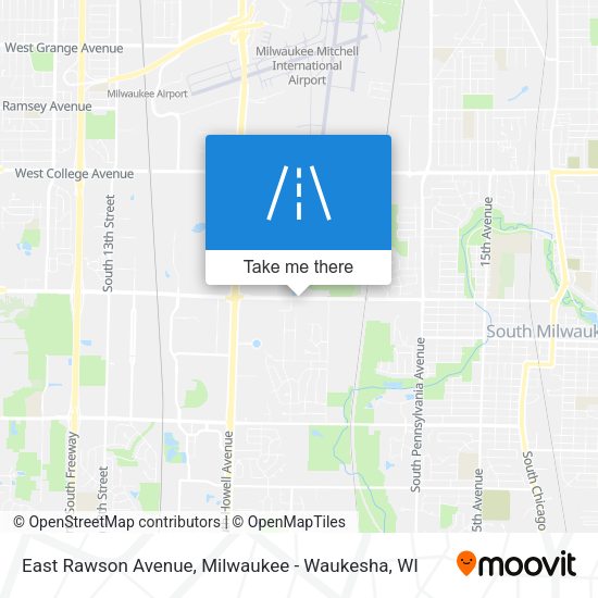 East Rawson Avenue map
