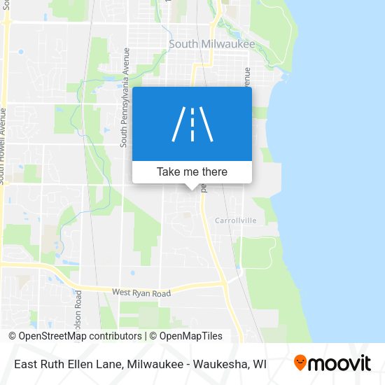 East Ruth Ellen Lane map