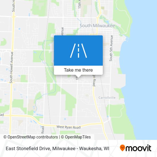 East Stonefield Drive map