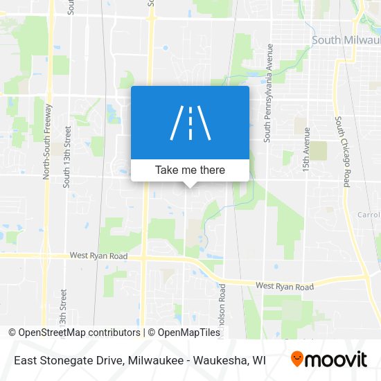 East Stonegate Drive map