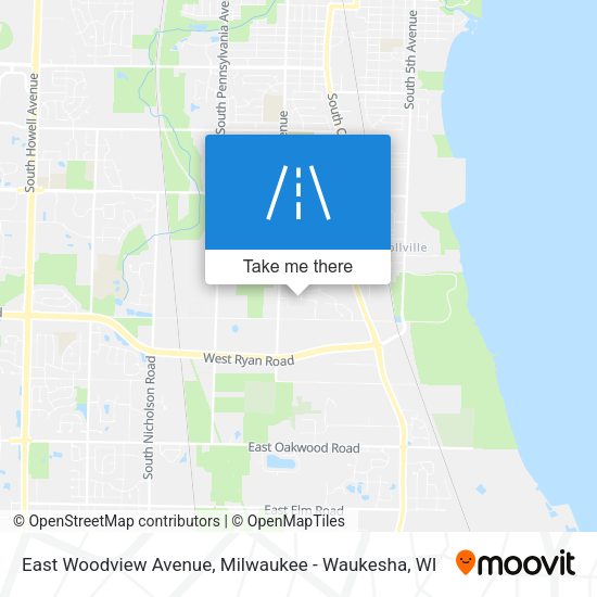 Mapa de East Woodview Avenue