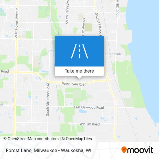 Mapa de Forest Lane