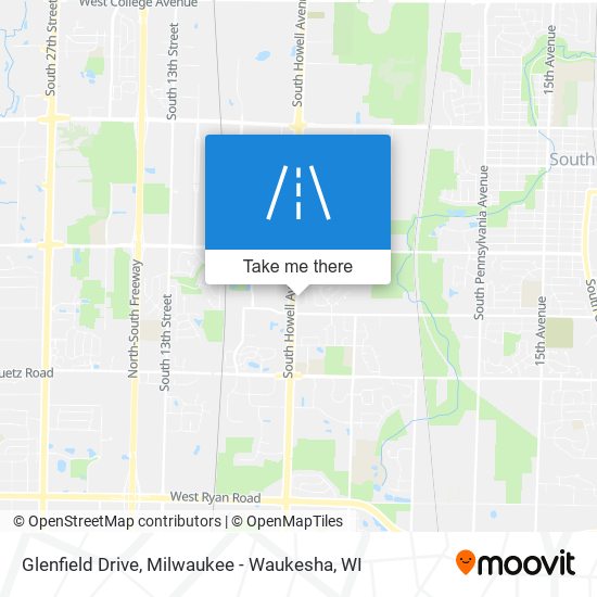 Glenfield Drive map