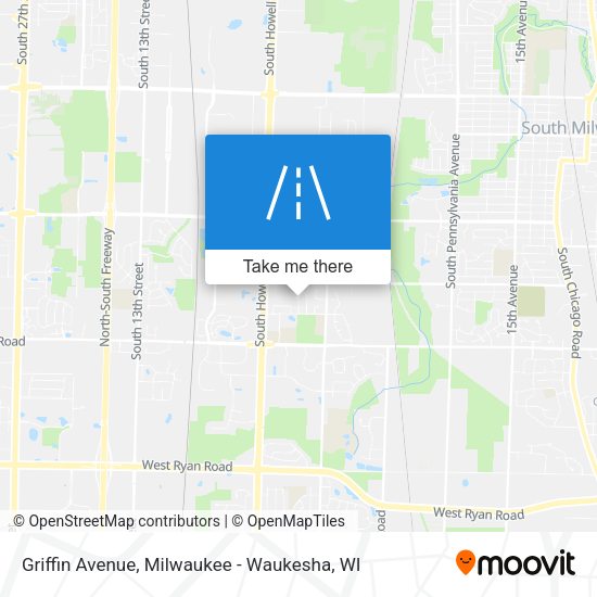 Griffin Avenue map