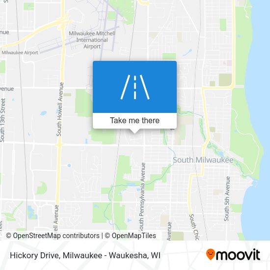 Hickory Drive map