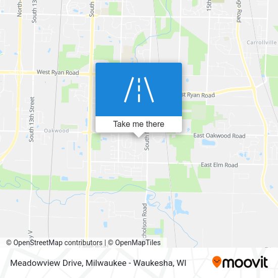 Mapa de Meadowview Drive