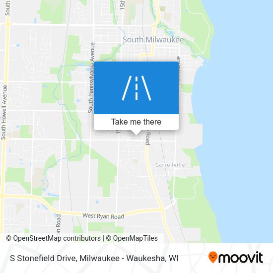S Stonefield Drive map