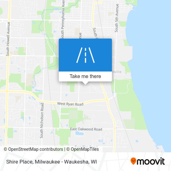 Shire Place map