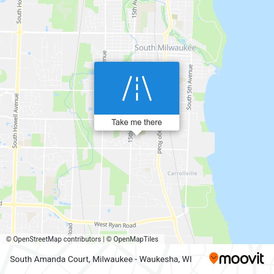 South Amanda Court map