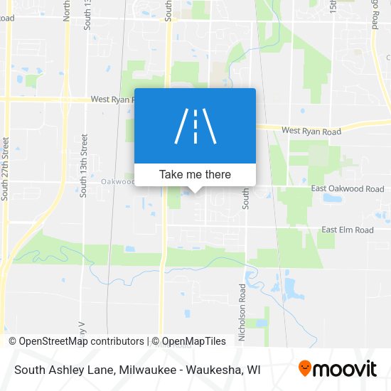 Mapa de South Ashley Lane