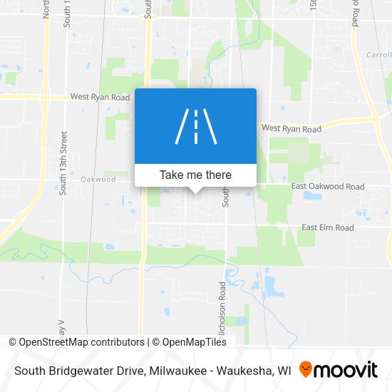 South Bridgewater Drive map