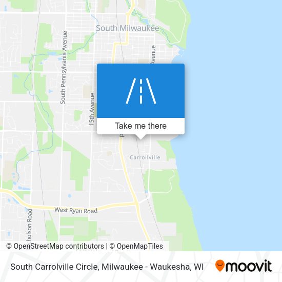 South Carrolville Circle map