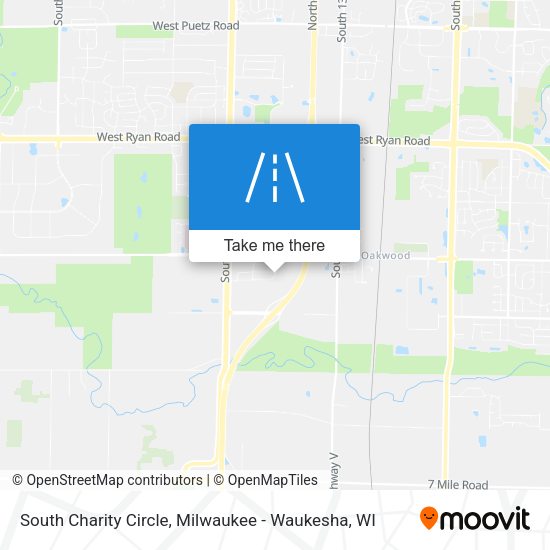 South Charity Circle map
