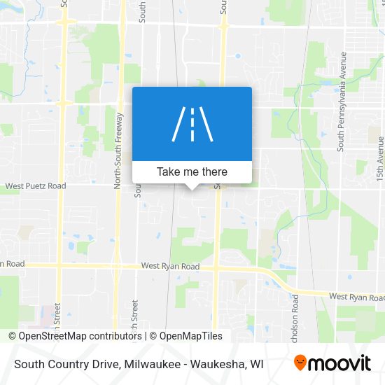 South Country Drive map