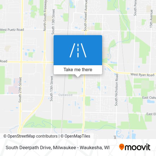Mapa de South Deerpath Drive