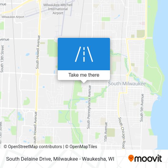 South Delaine Drive map