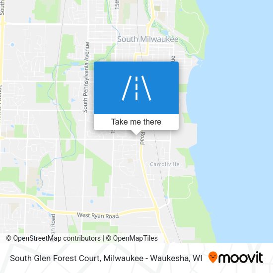 Mapa de South Glen Forest Court