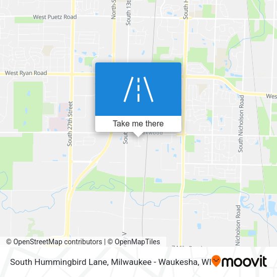 Mapa de South Hummingbird Lane