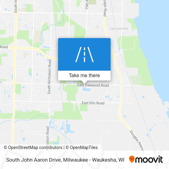 Mapa de South John Aaron Drive