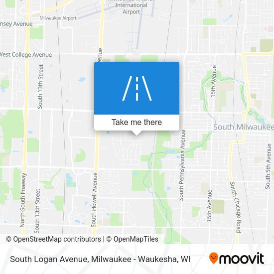 South Logan Avenue map