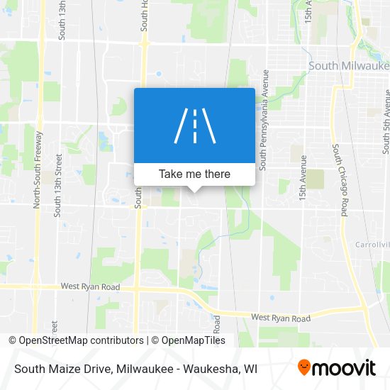 South Maize Drive map