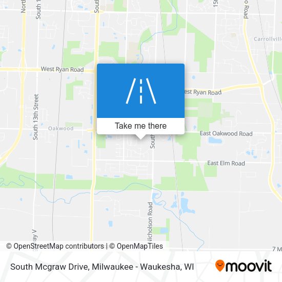 Mapa de South Mcgraw Drive