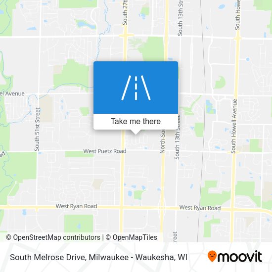 Mapa de South Melrose Drive