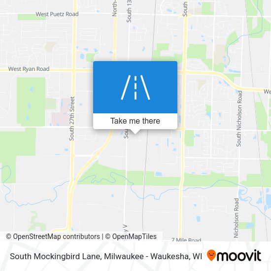 Mapa de South Mockingbird Lane
