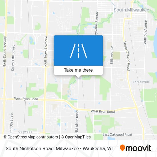 Mapa de South Nicholson Road