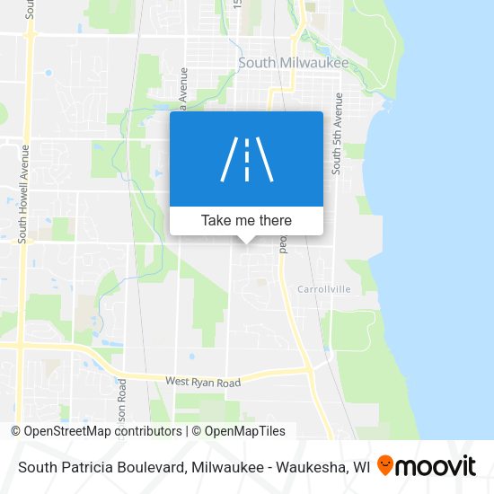 South Patricia Boulevard map