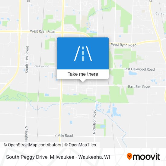 Mapa de South Peggy Drive