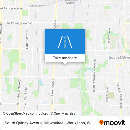 South Quincy Avenue map