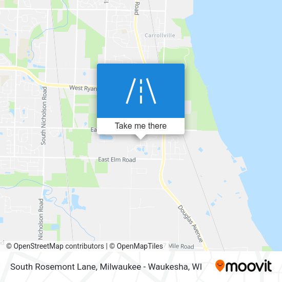South Rosemont Lane map
