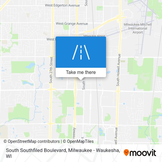 South Southfiled Boulevard map