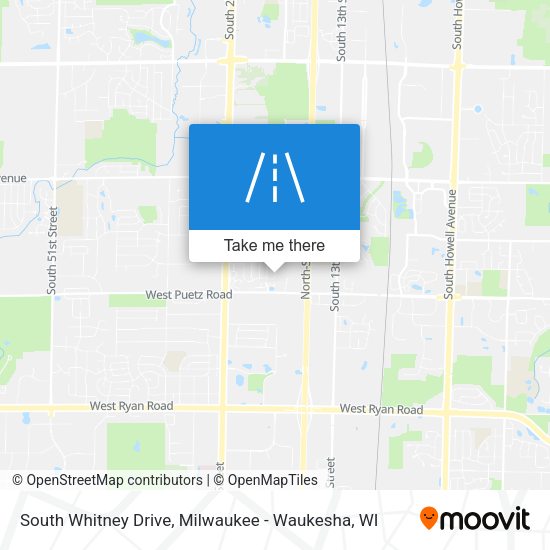 South Whitney Drive map