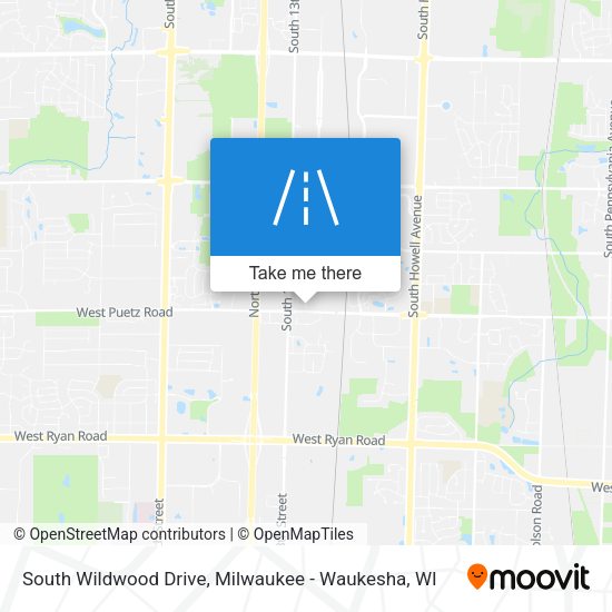Mapa de South Wildwood Drive