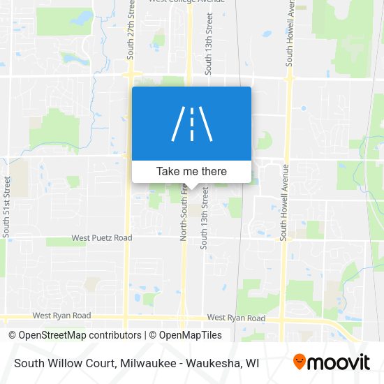 Mapa de South Willow Court