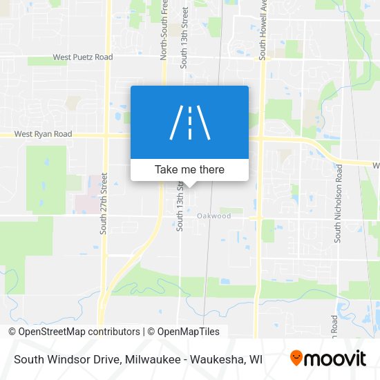 South Windsor Drive map