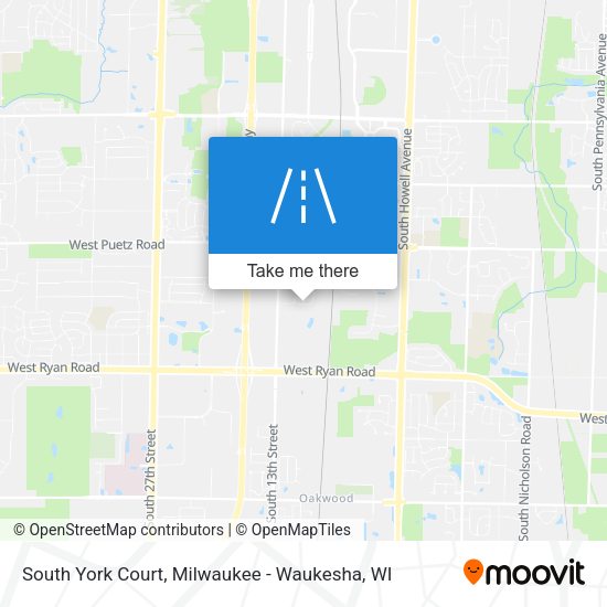 South York Court map