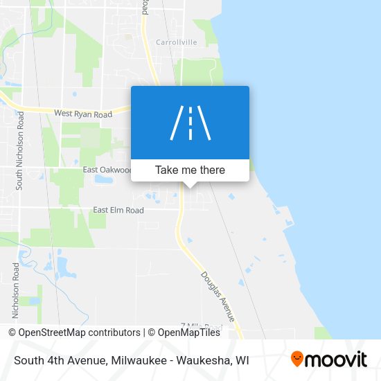 South 4th Avenue map