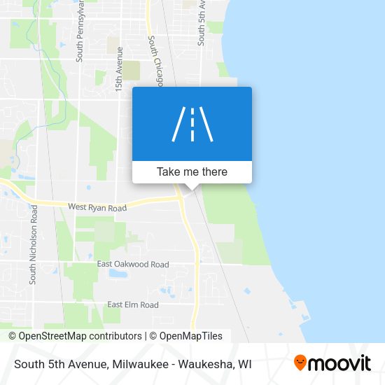 South 5th Avenue map