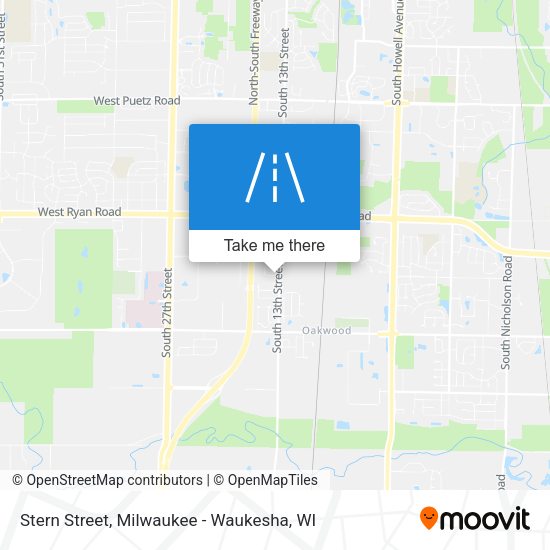 Stern Street map