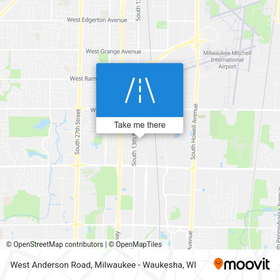 Mapa de West Anderson Road