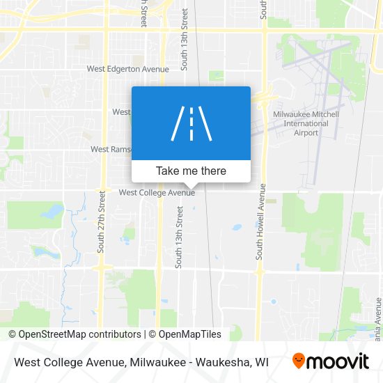 Mapa de West College Avenue