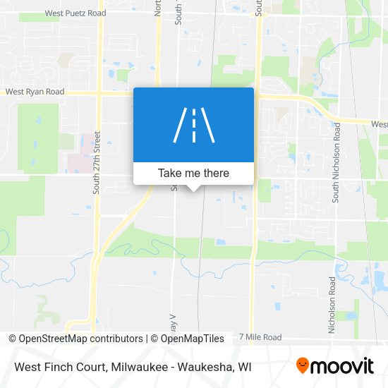 Mapa de West Finch Court