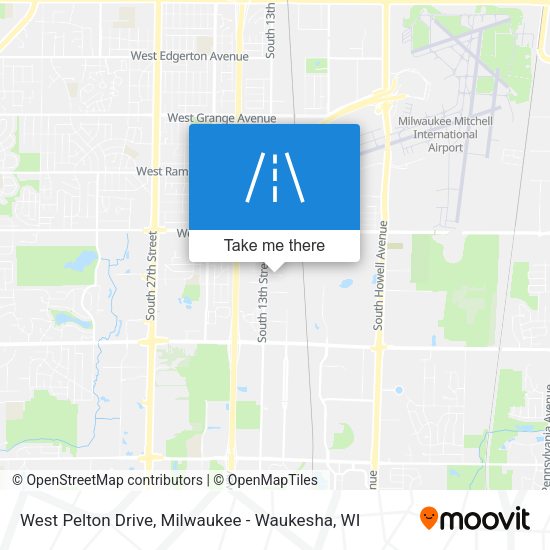 West Pelton Drive map