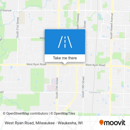 Mapa de West Ryan Road